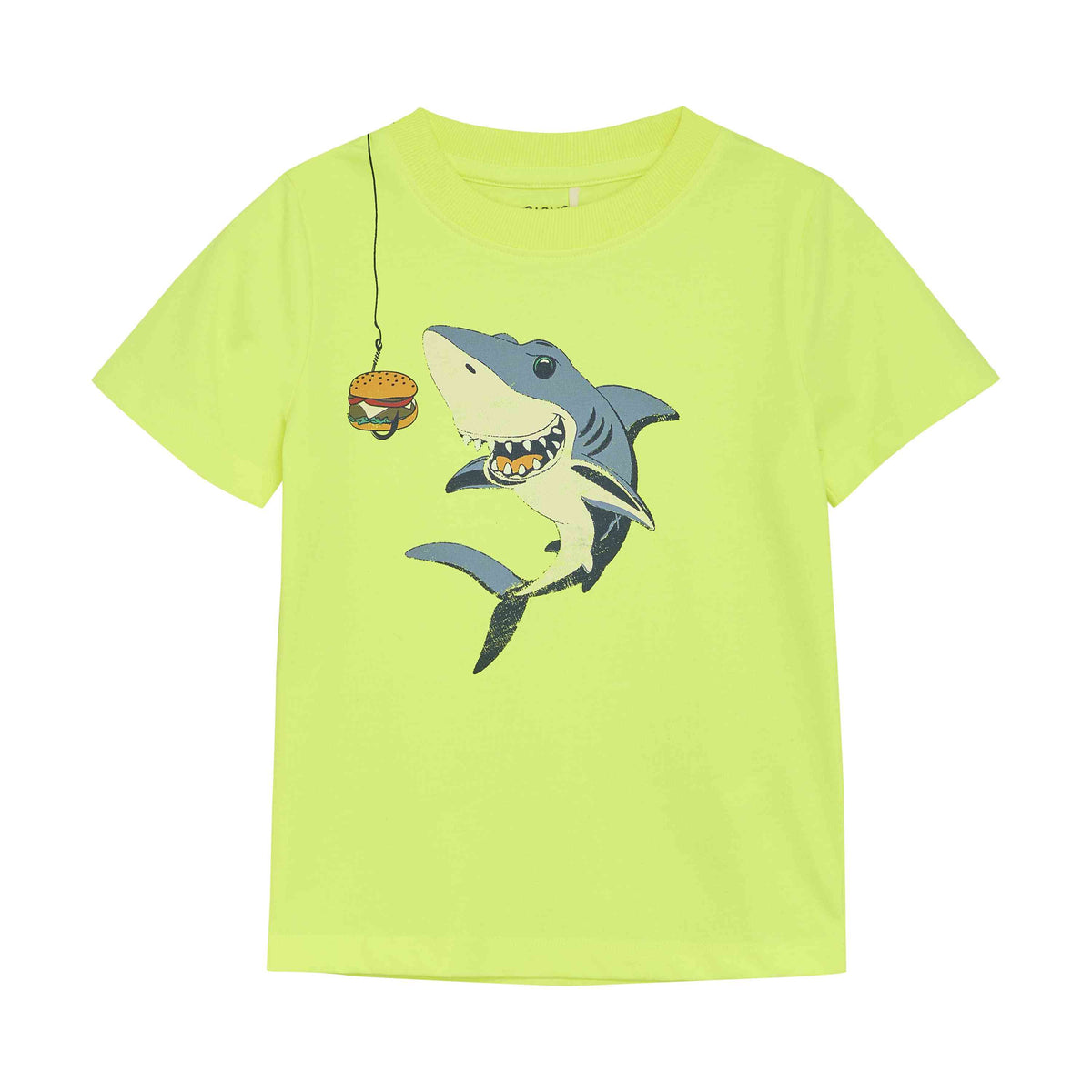 T-shirt Haifisch gelb