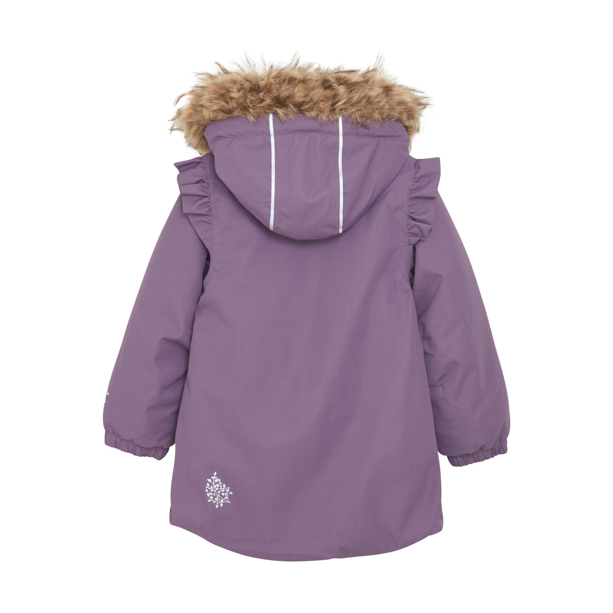 Winterjacke lila