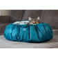Cama para gatos convertible en forma de almeja
