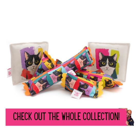 Cat Nerd Pop Art Bundle - Limited Edition Toy Collection by Jackson Galaxy