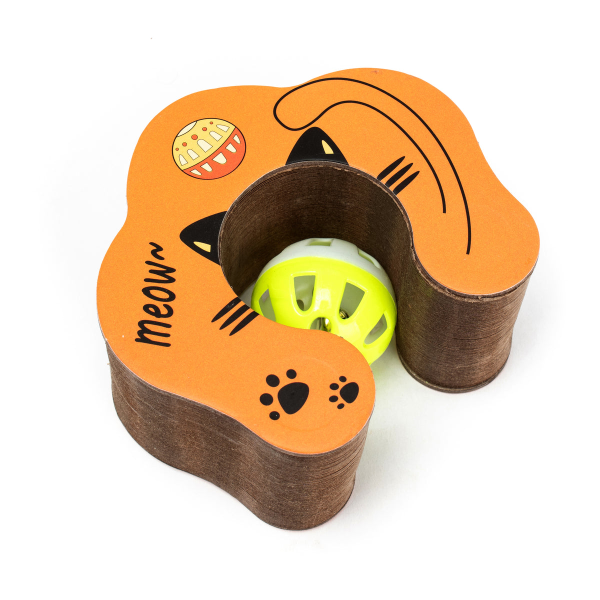 Cardboard Accordion Cat Toy