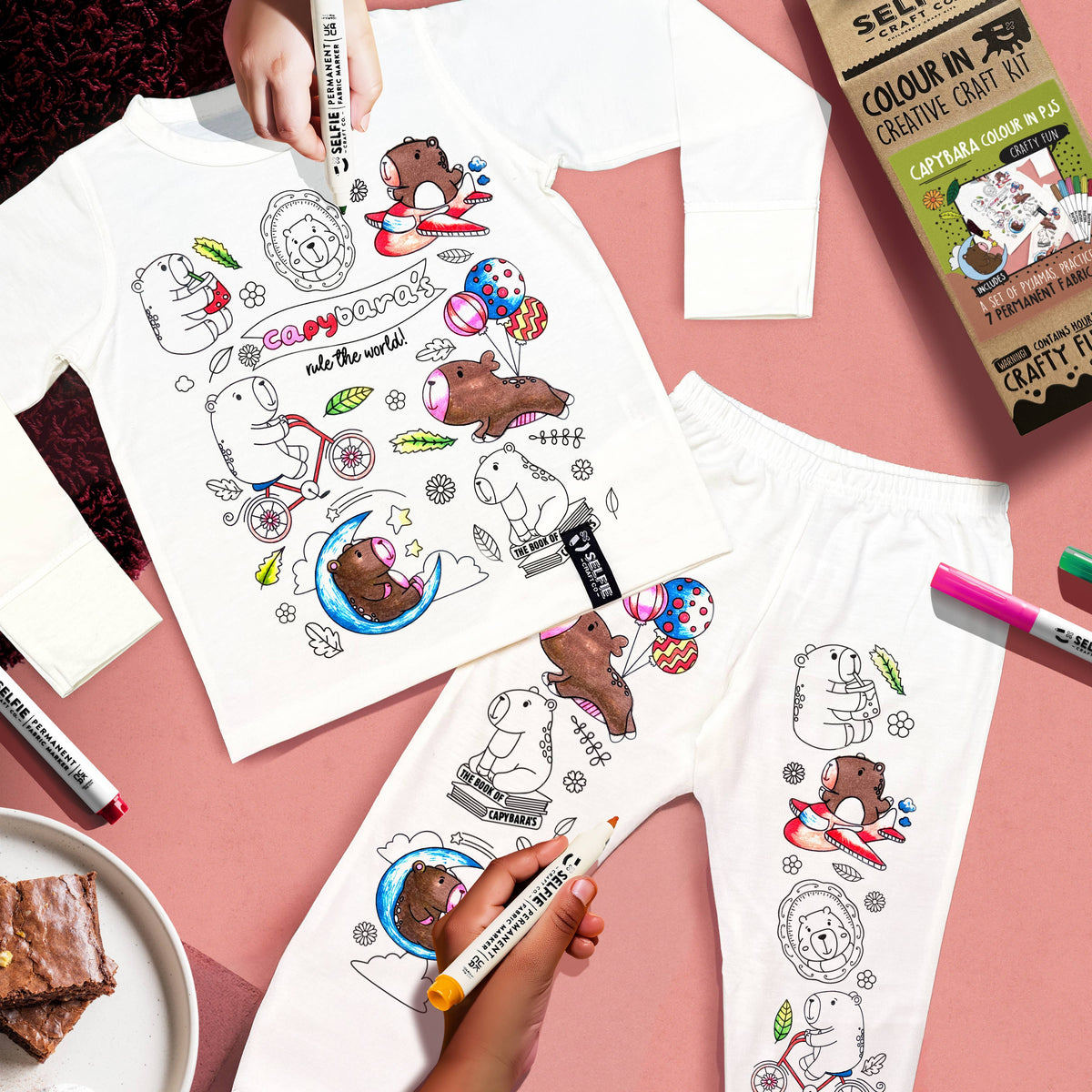 Capybara Traumland Ausmal-Pyjamas - nila kids
