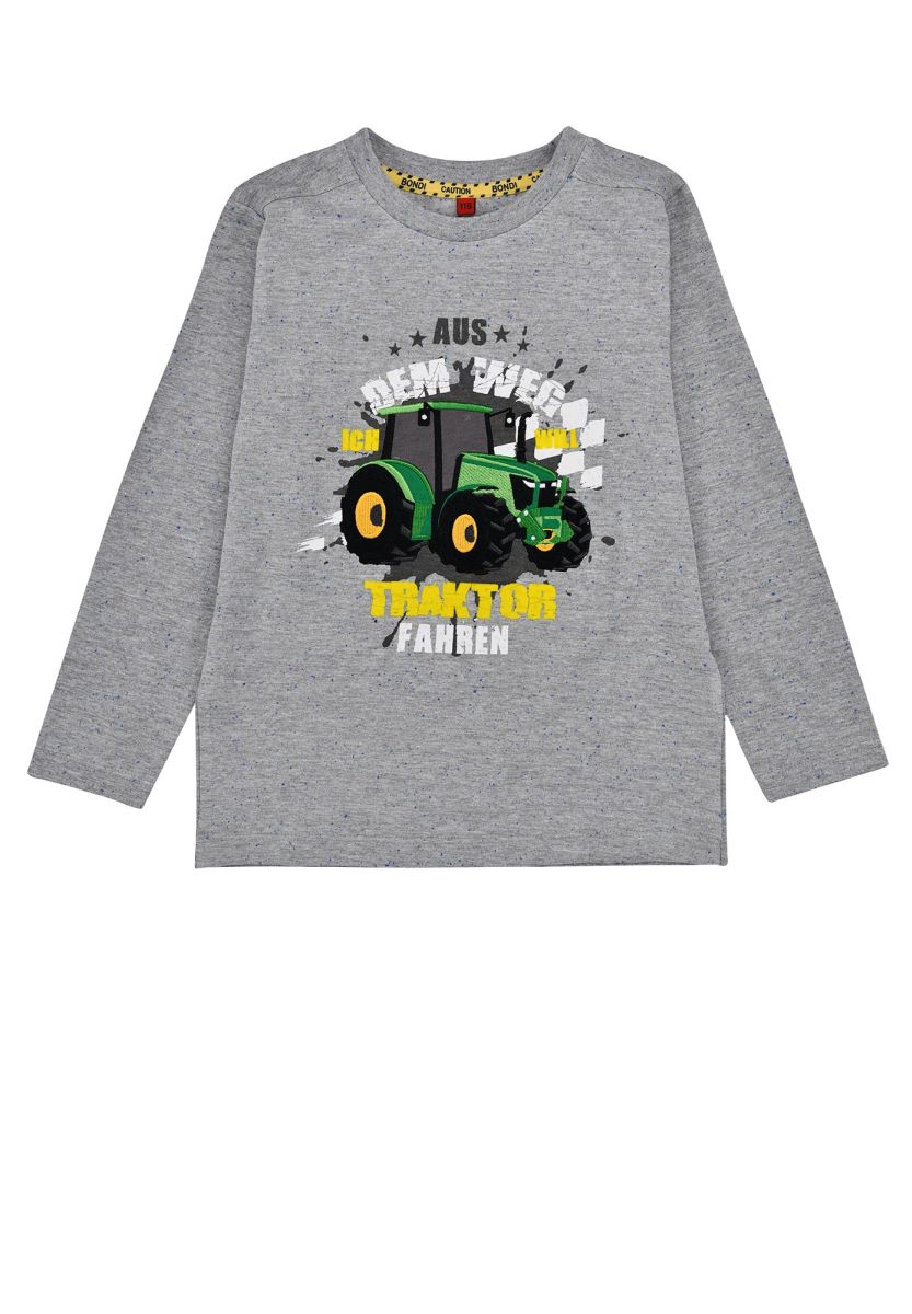 Shirt langarm Traktor - nila kids