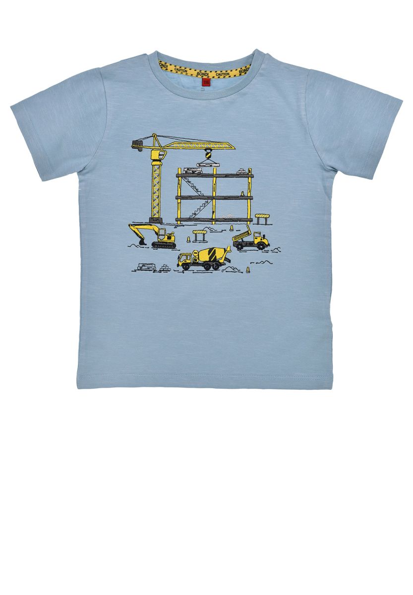T-Shirt „Baustelle“ – 100 % Baumwolle | Für kleine Bauarbeiter mit grossen Träumen - nila kids