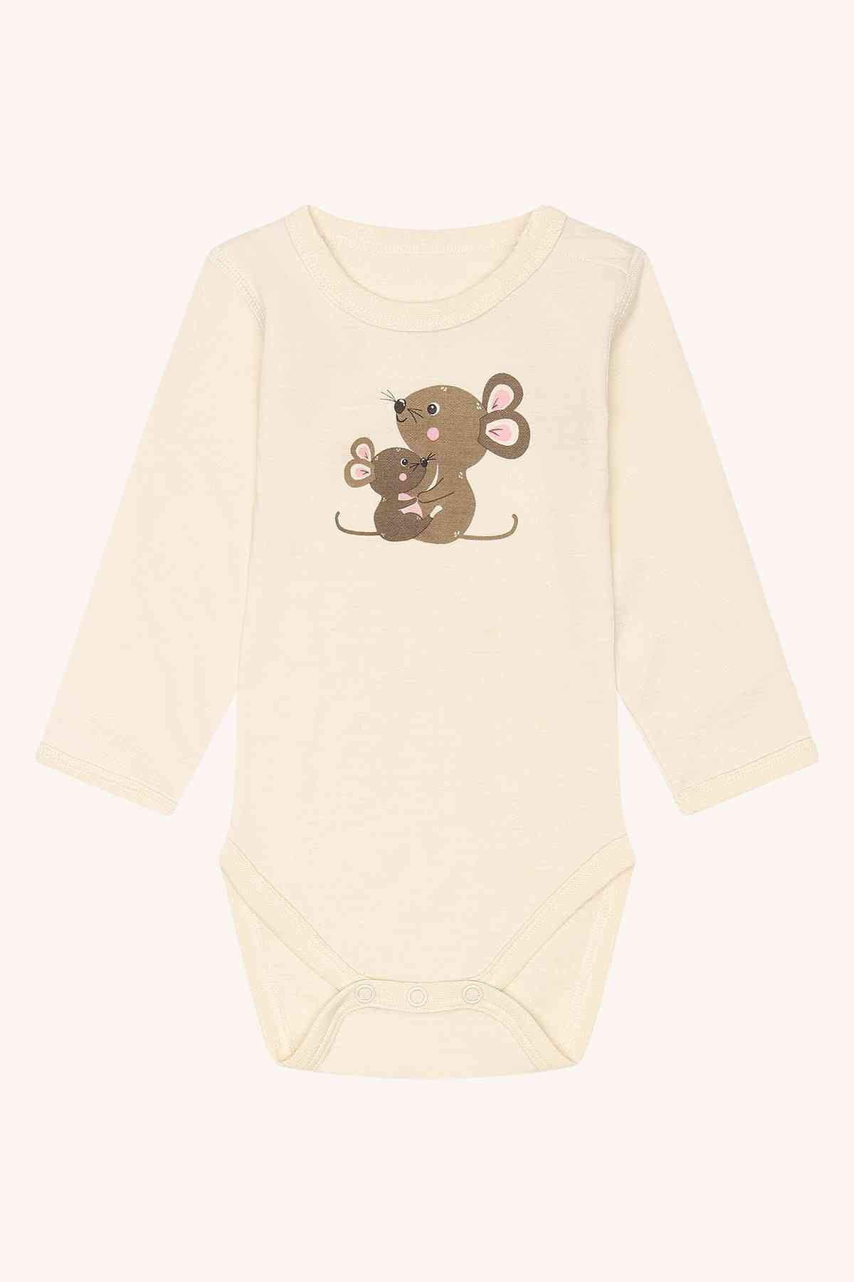 Baloo - Body Wolle/Bambusviskose Mäuse - nila kids