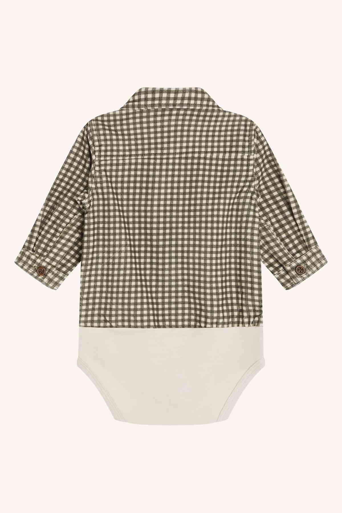 HCBertil - Hemd Body karriert - nila kids