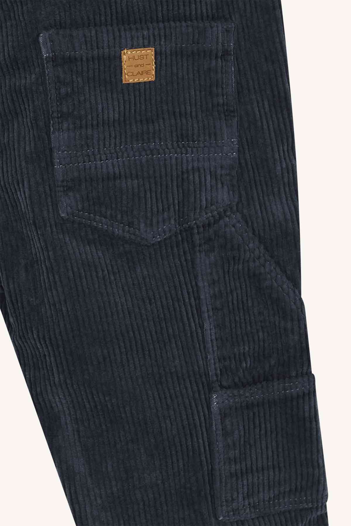Treovor - Hosen Samt blau - nila kids