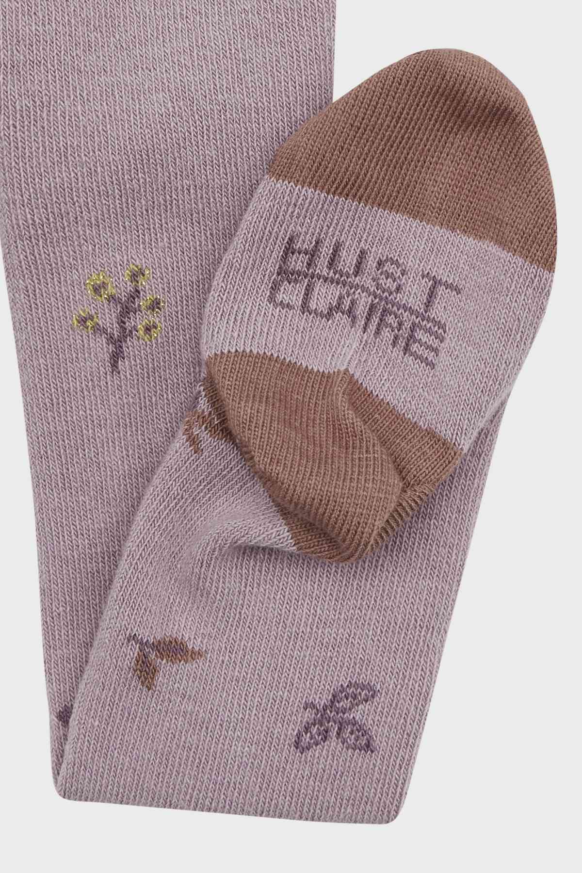 HCFrankie - Strumpfhosen Blumen lila - nila kids