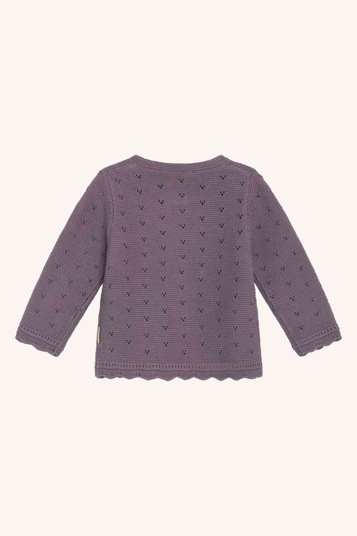 HCCaren - Cardigan Strick mit Lochmuster - nila kids