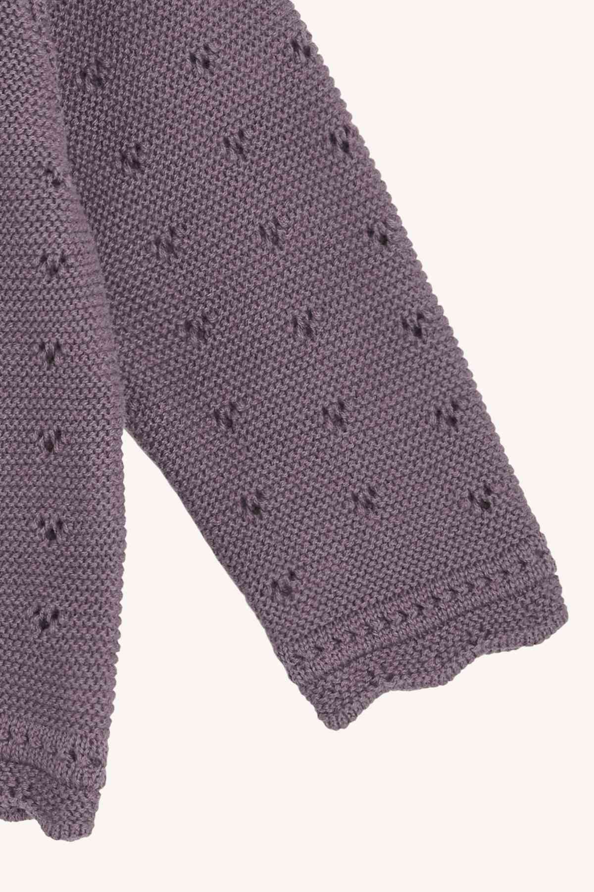 HCCaren - Cardigan Strick mit Lochmuster - nila kids