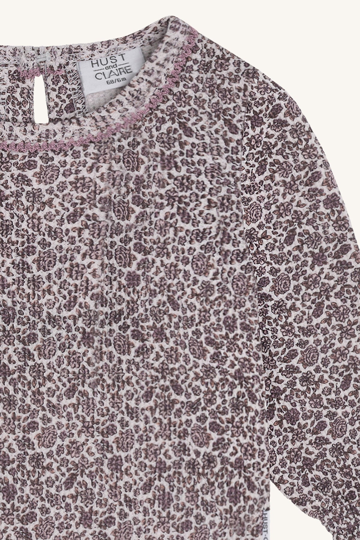 HCAriella - Langarmshirt Waffelpiqué Blumenmuster - nila kids
