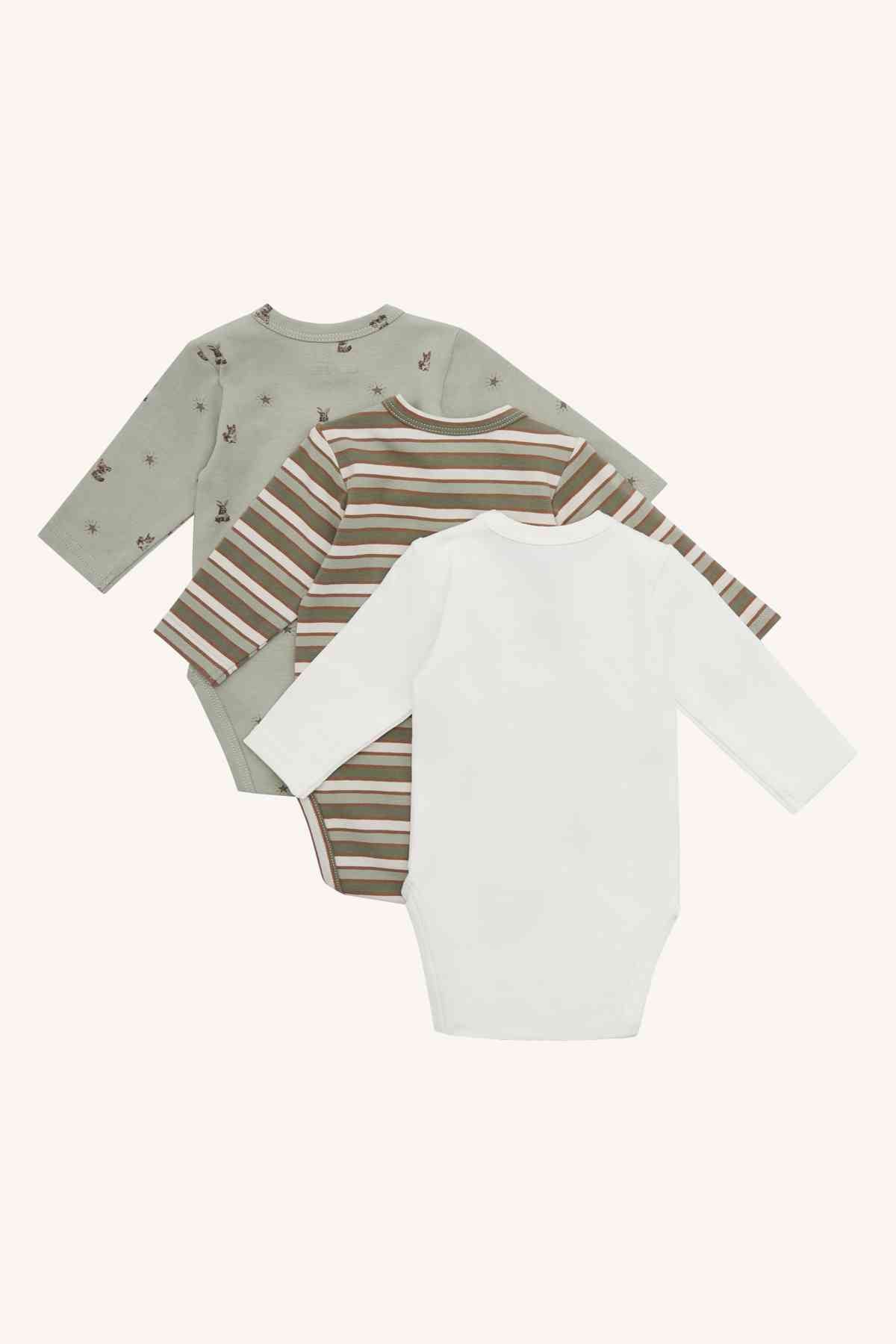 HCBase - Body 3er Pack Grüntöne - nila kids