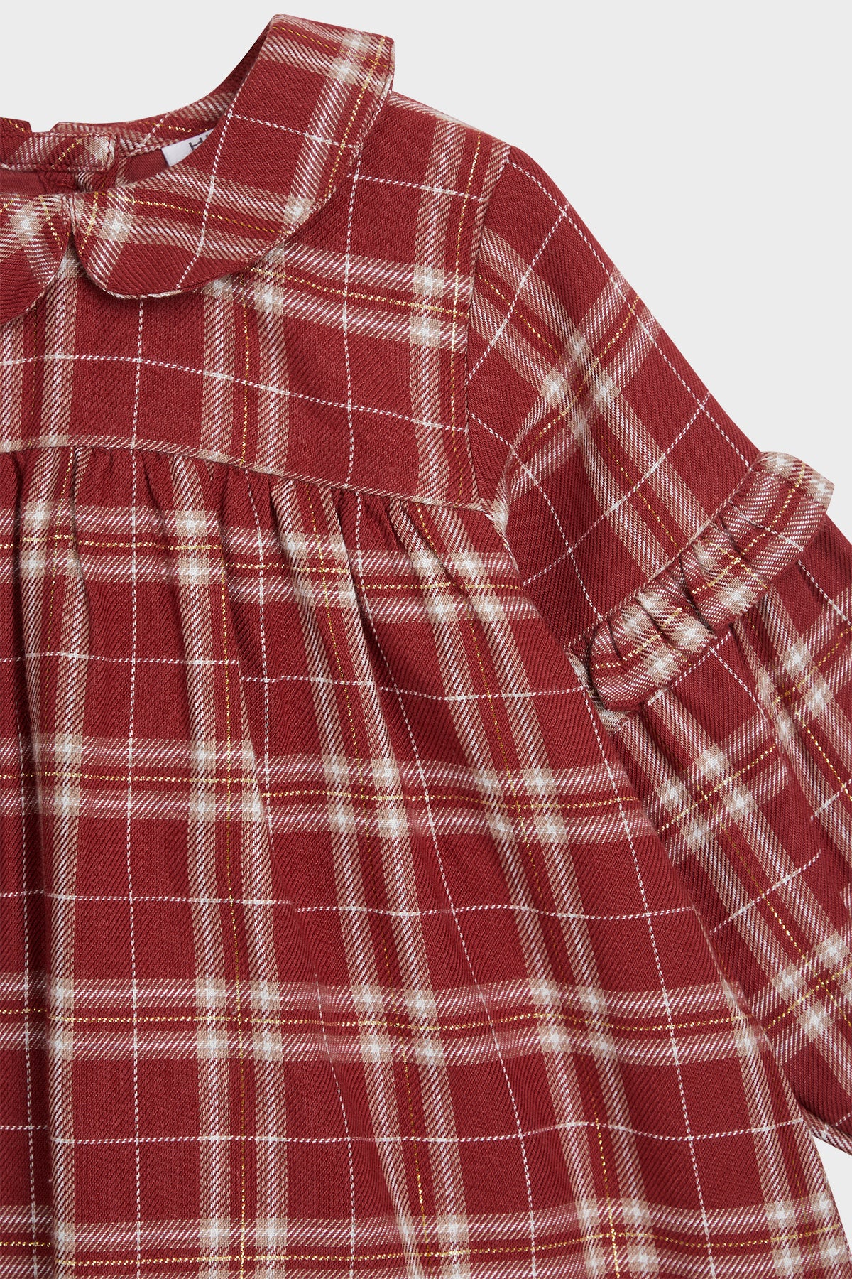 HCKristel - Langarmkleid kariert Bambus - nila kids