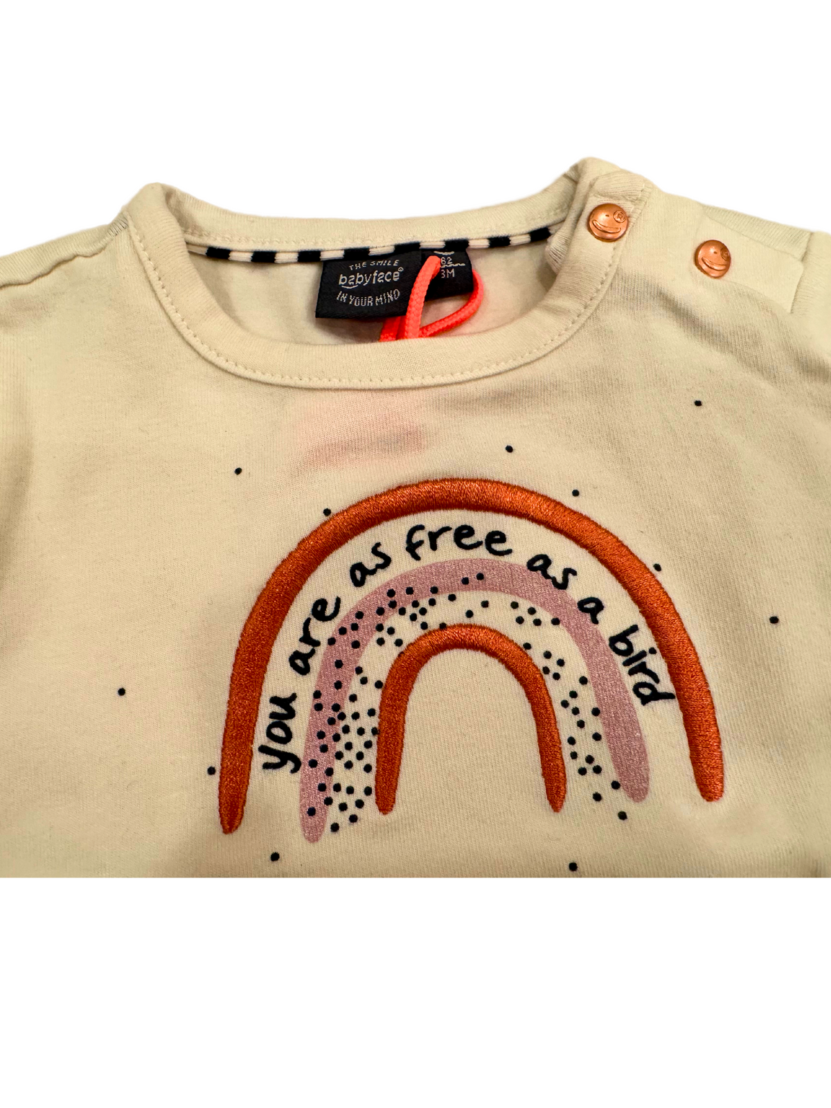 Shirt Regenbogen Aufdruck