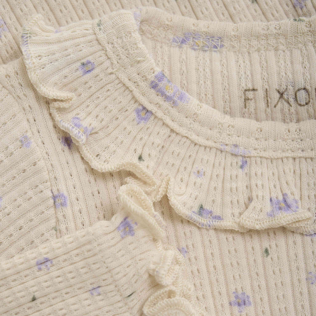 Fixoni - Body langarm Pointelle - nila kids