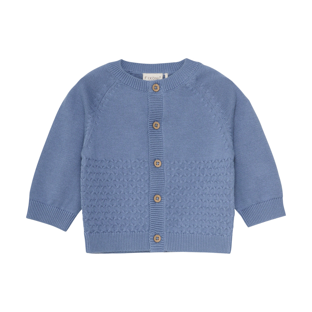Cardigan gestrickt blau