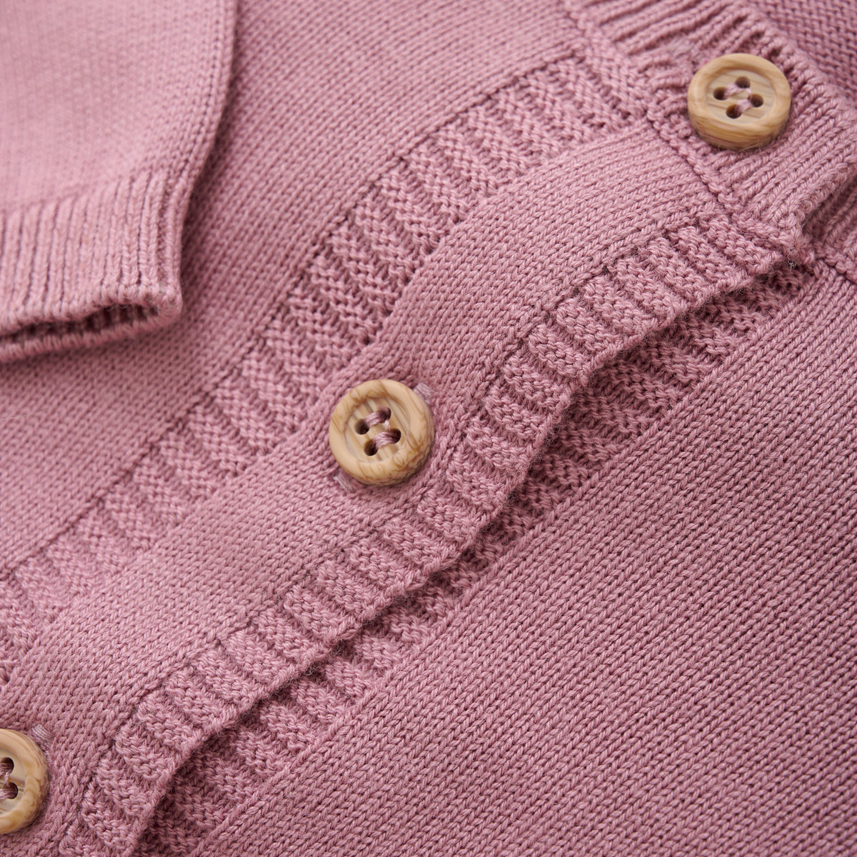 Cardigan gestrickt zartrosa