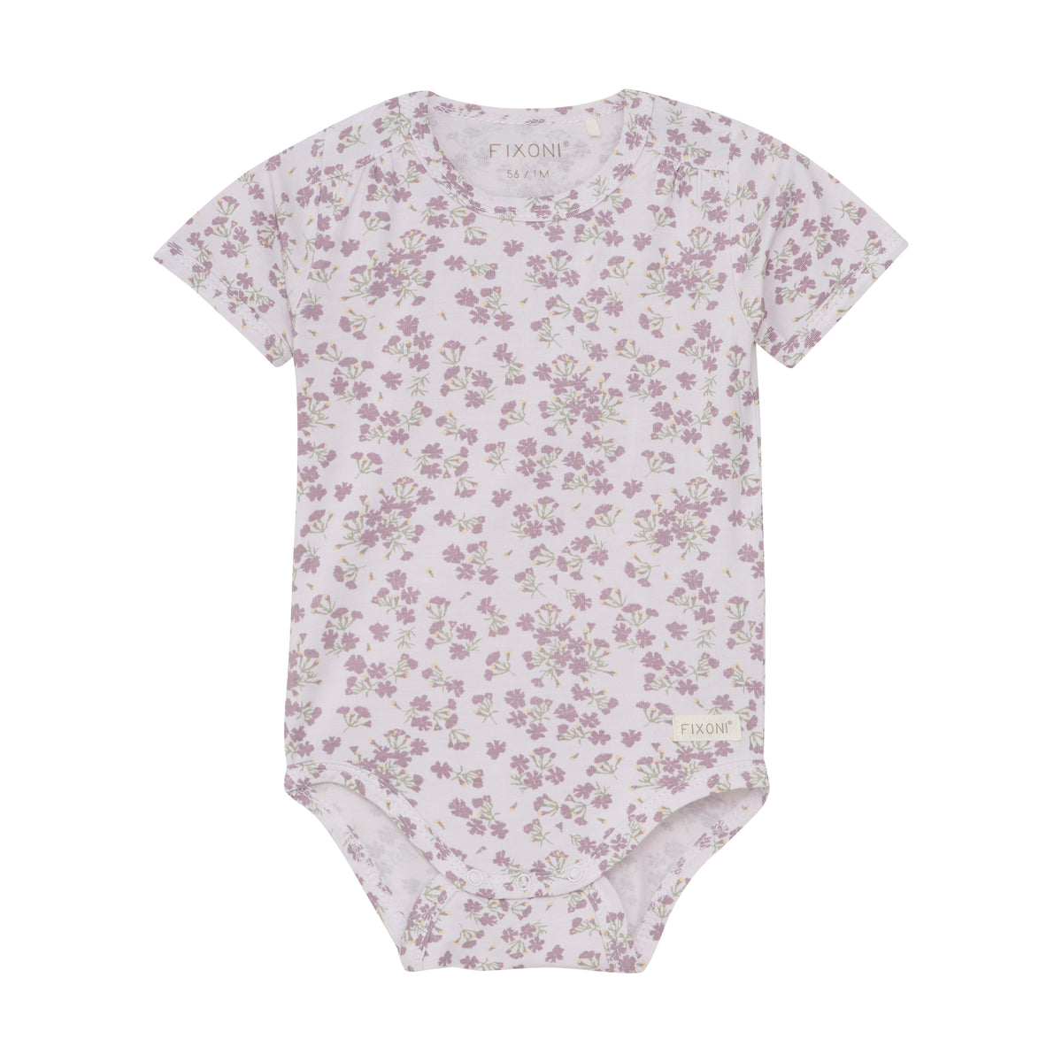 Kurzarm-Body Blumen