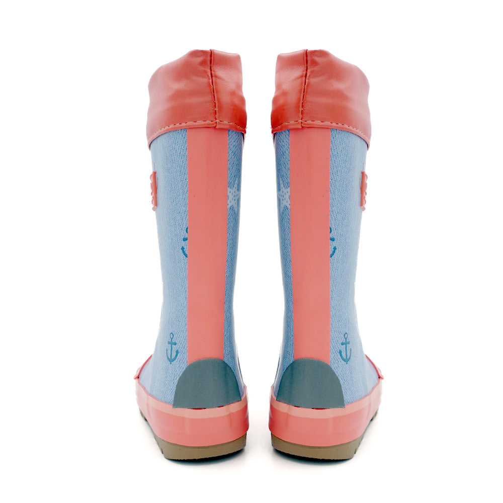 Gummistiefel „Seestern“ – 100 % wasserdicht & super maritim | Aus Naturkautschuk - nila kids