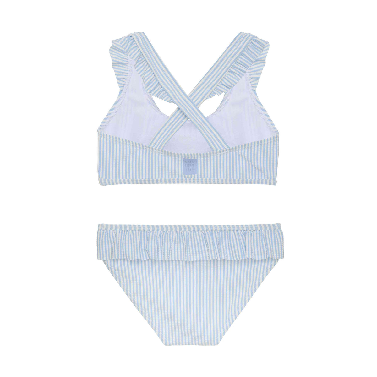 Color Kids - Bikini W. Skirt Seersucker - nila kids