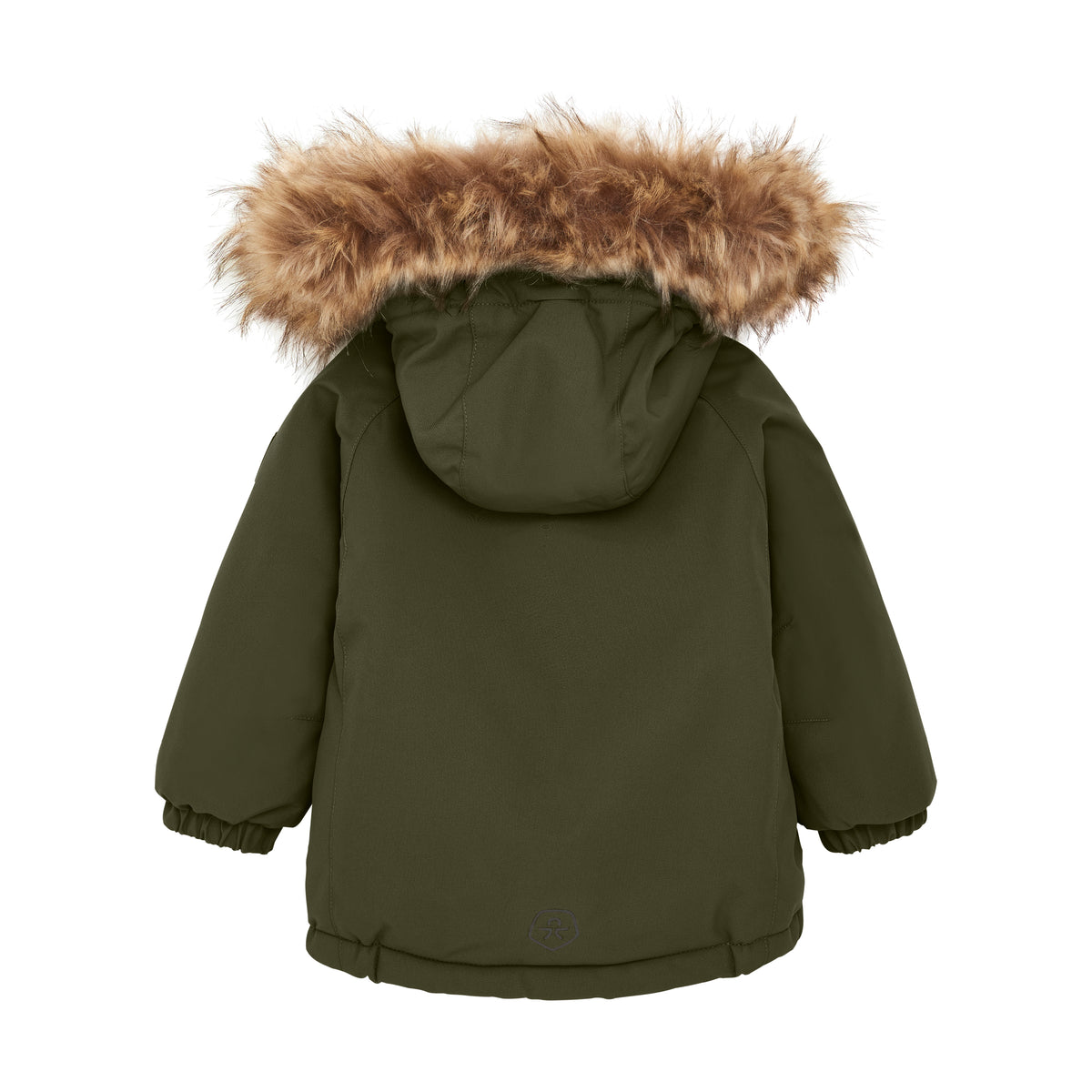 Color Kids - Parka W. Fake Fur grün - nila kids