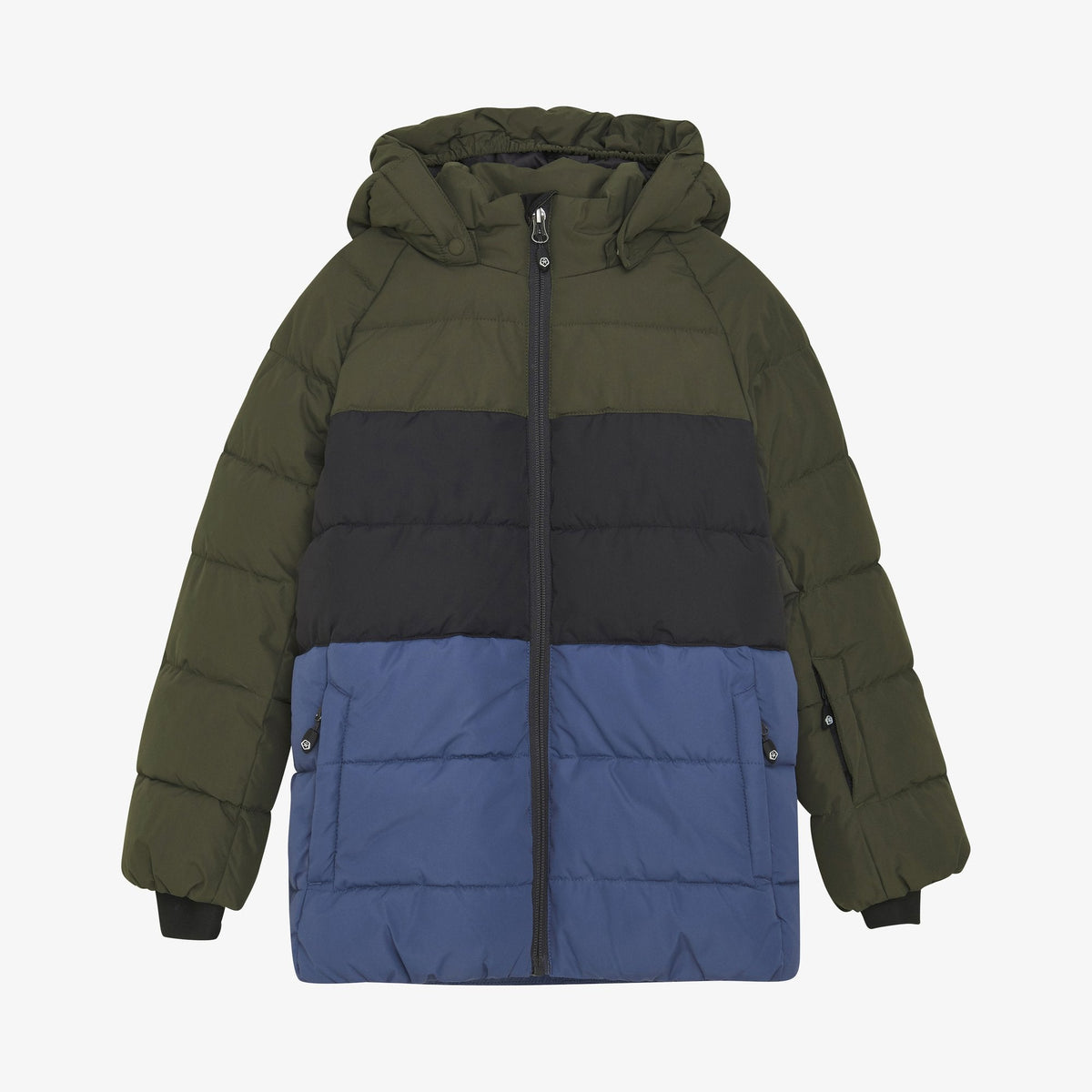 Ski Jacke Colorblock quilt