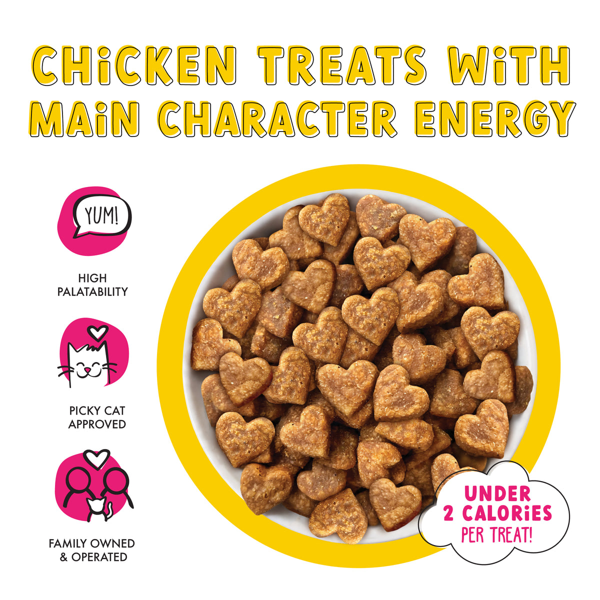 Chicken Flavor Crunchy Cat Treats by BFF Toodzies