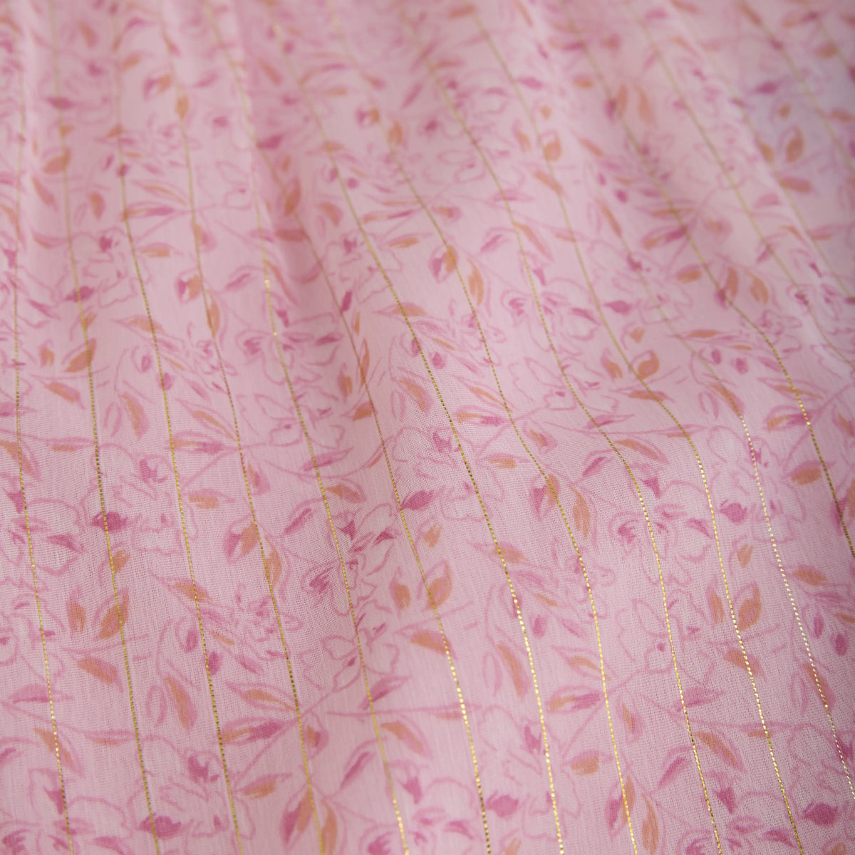 Festliches Baby Kleid „Lurex Stripe“ – Rosa mit Glitzereffekt - nila kids