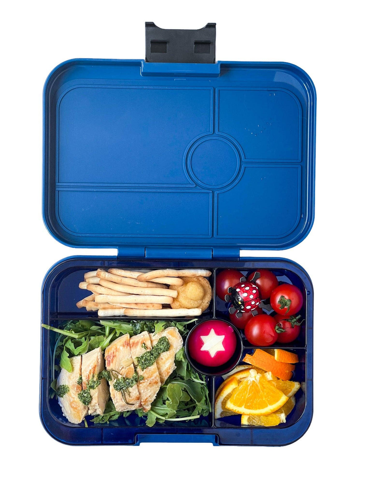 Auslaufsichere Yumbox Tapas Bento Lunchbox – Monte Carlo Blau grosse Grösse - nila kids