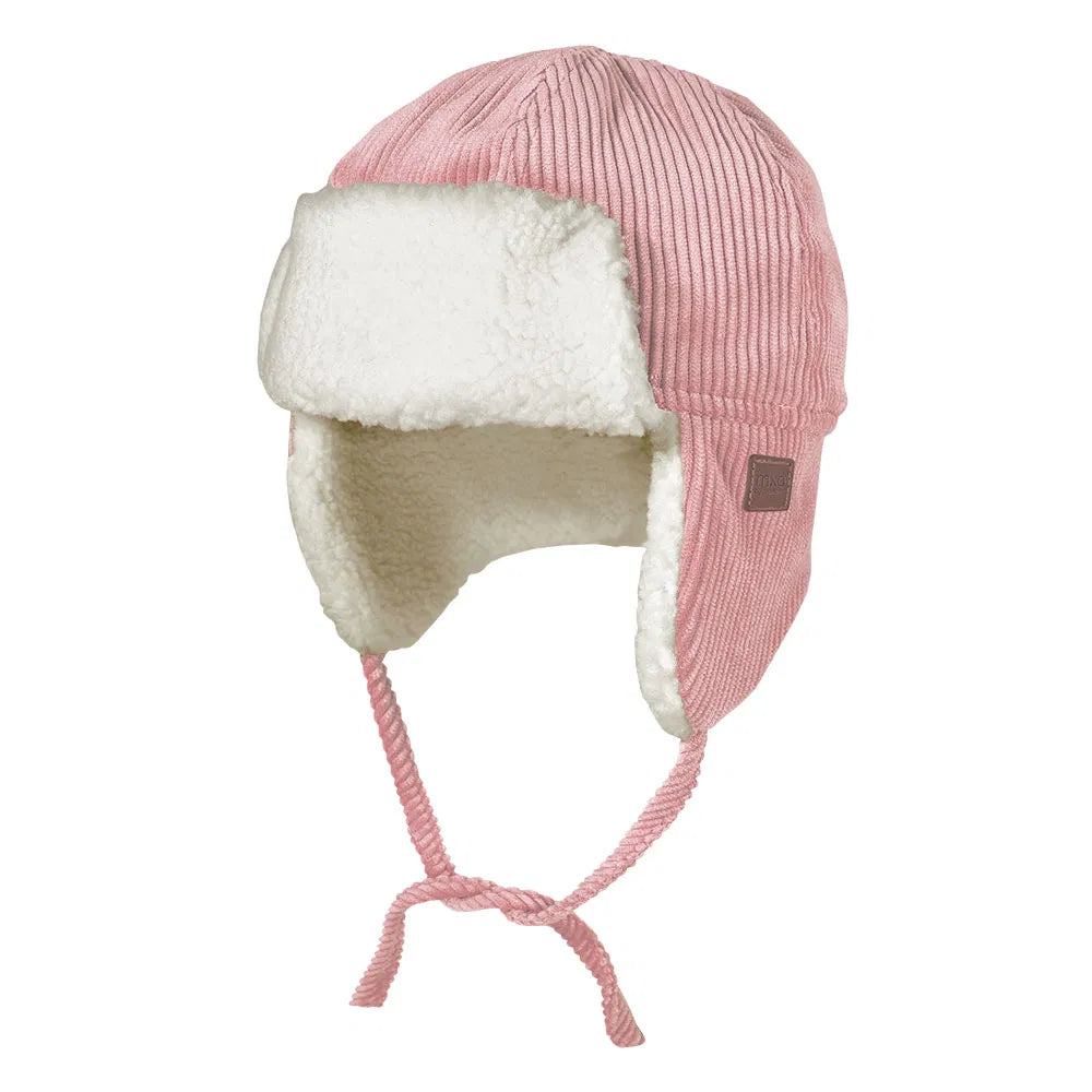 Cord-Mütze mit Teddyplüschfutter - nila kids