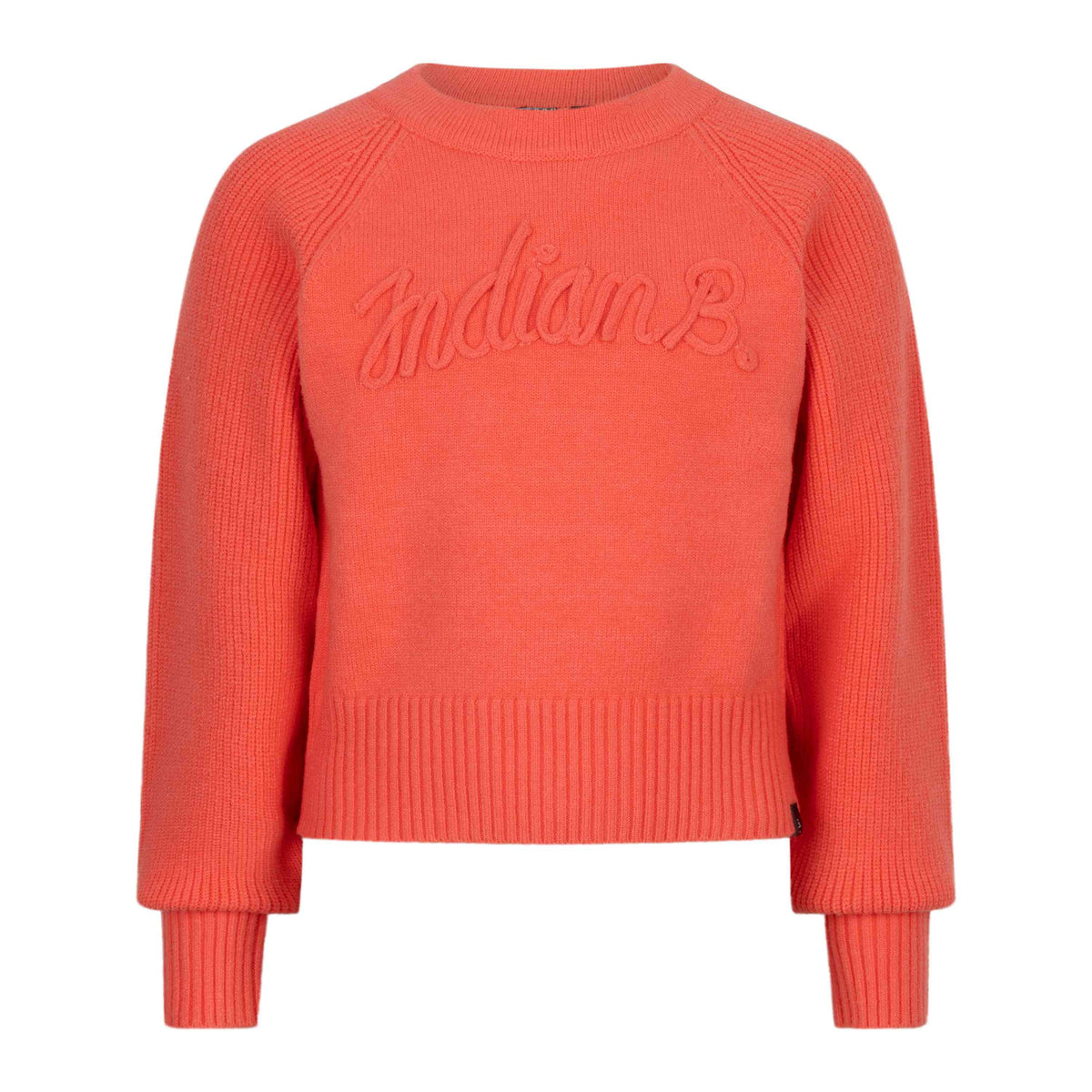Strickpullover in Lachs