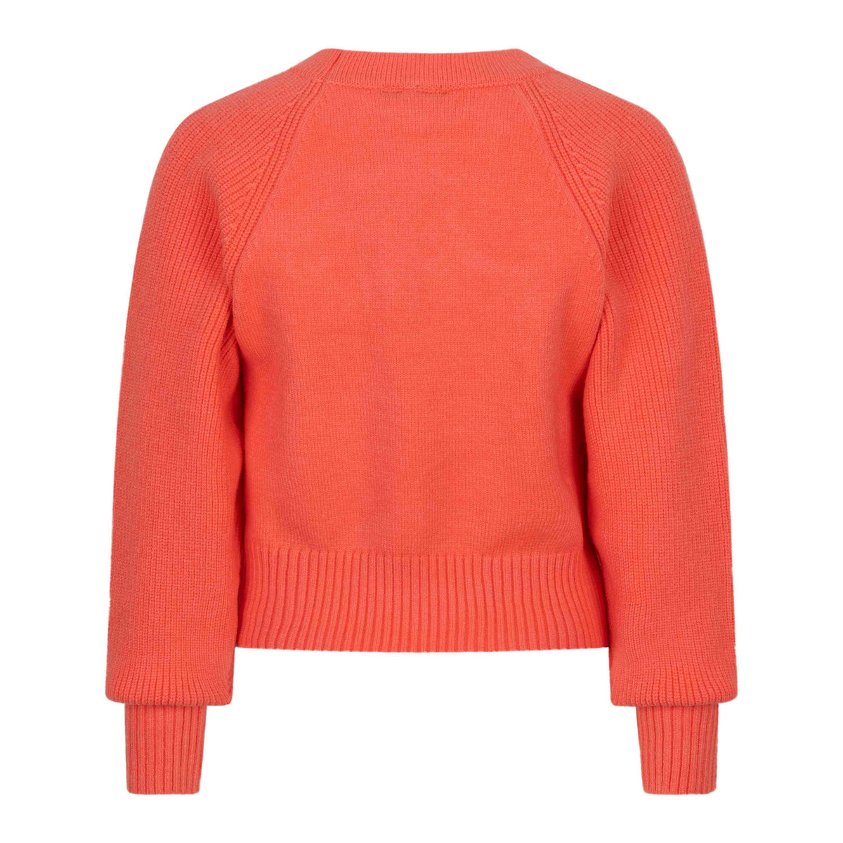 Strickpullover in Lachs