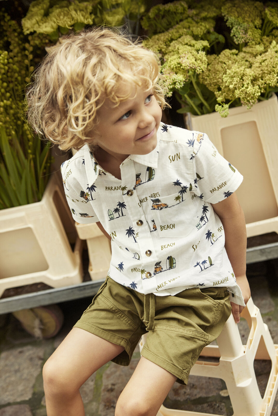 Hemd mit Sommer-Print - nila kids