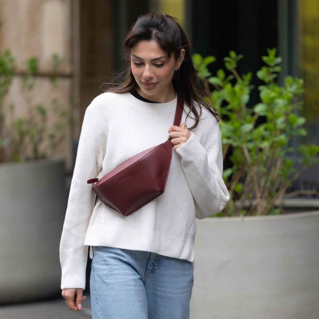 Bauchtasche klein Berry
