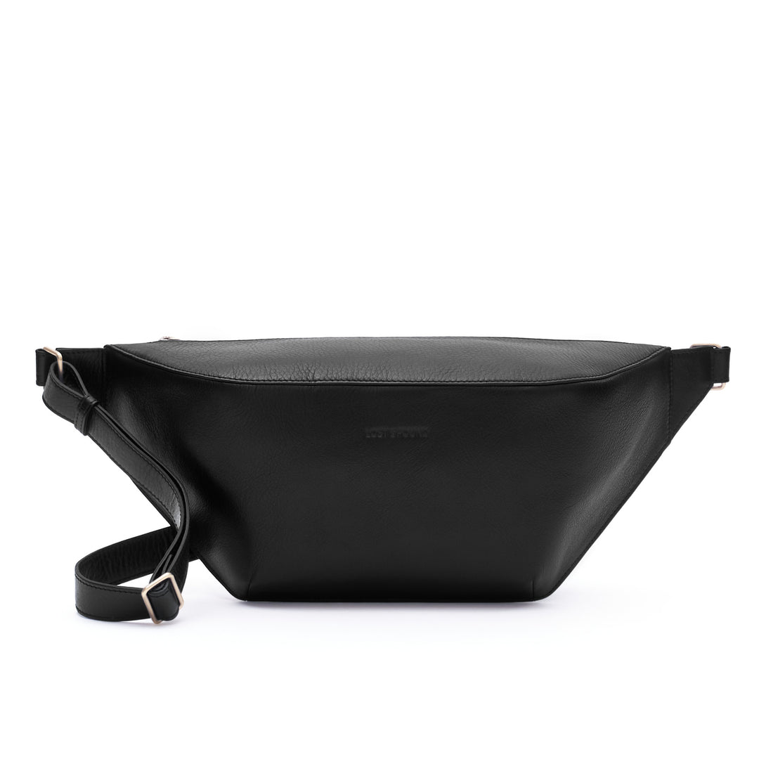 Bauchtasche gross Black Vorderseite