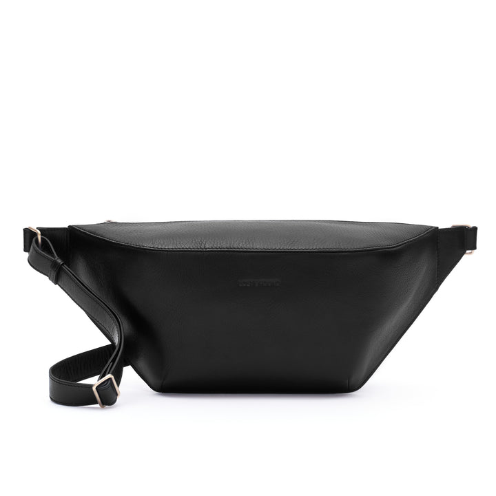 Bauchtasche gross Black Vorderseite