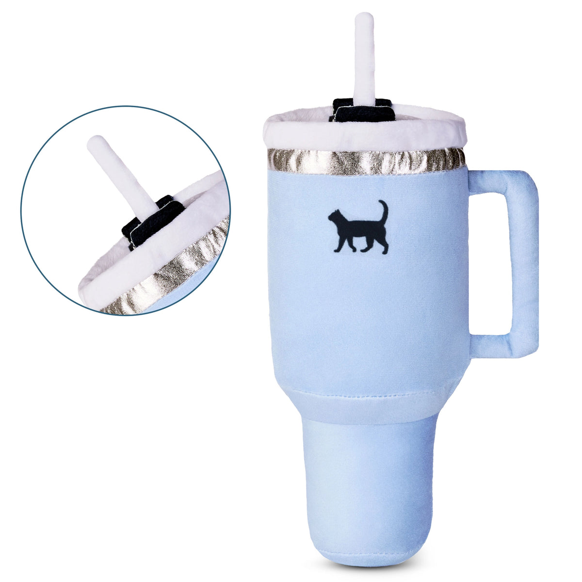 Juguete con Hierba Gatera y Papel Sonoro para Gatos Kitty Cup de PUPROAR