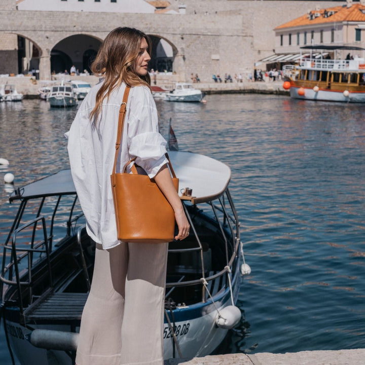 Beuteltasche Caramel