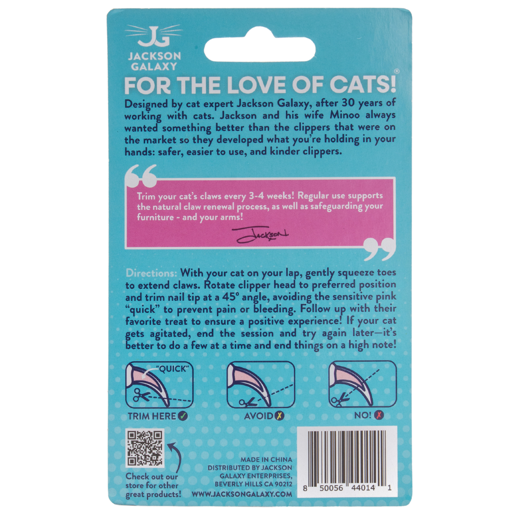 Gentle Grooming Cat Nail Clippers by Jackson Galaxy