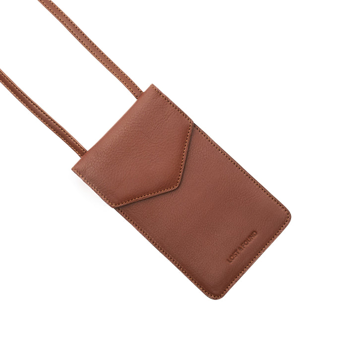 Handytasche mit Reissverschlussfach Whisky