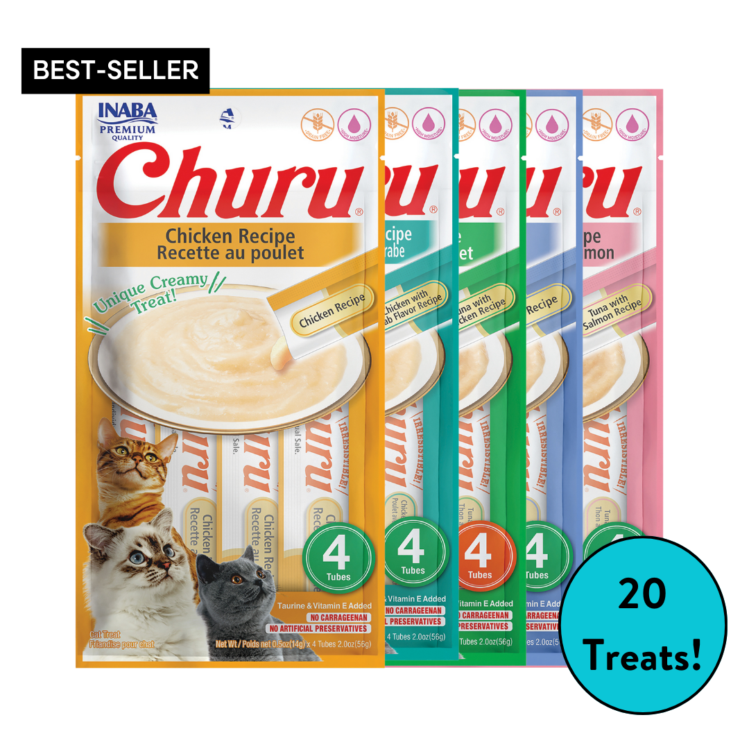 Inaba Churu Bundle - 5 Pack (20 Tubes)