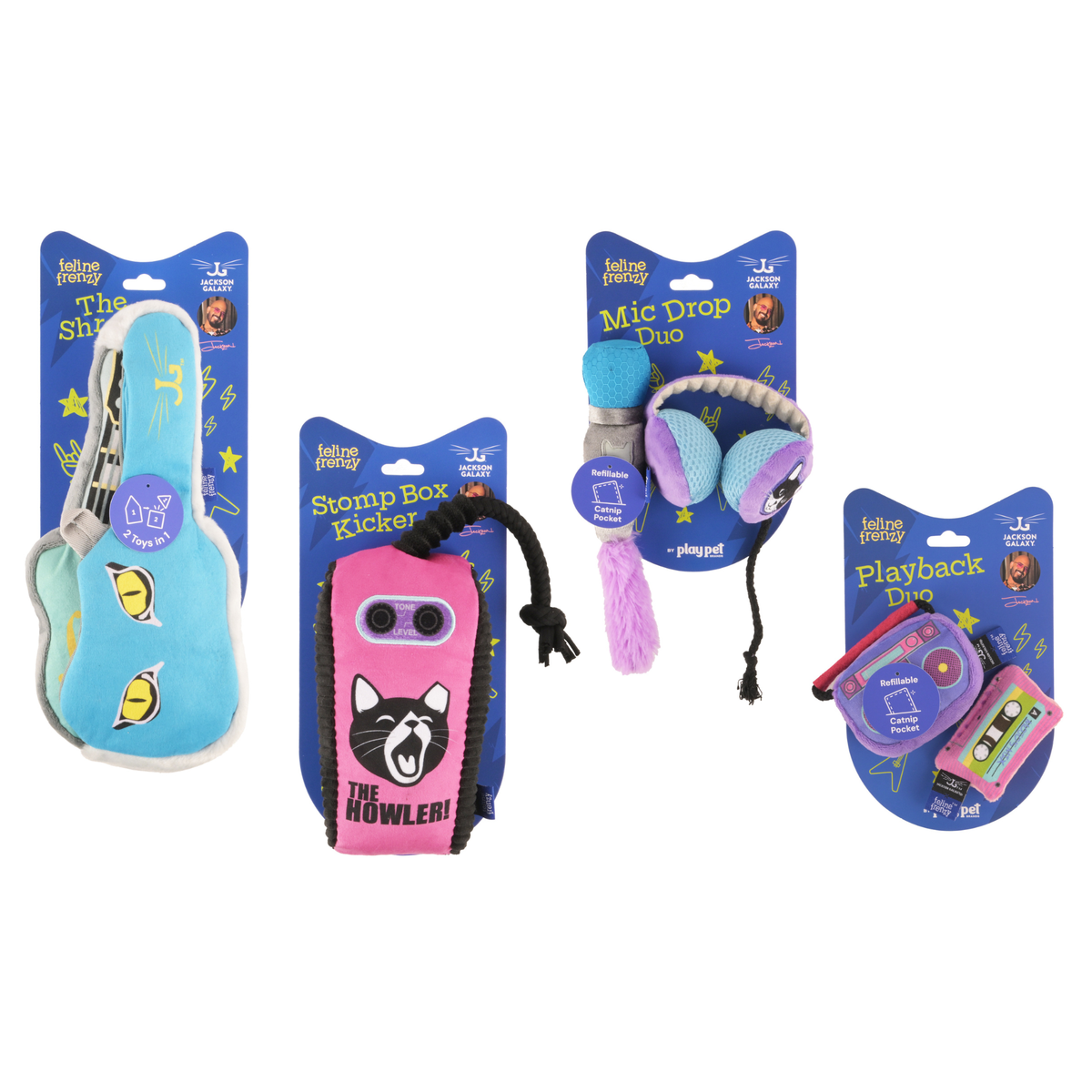 Stomp Box Kicker Toy - Jackson Galaxy x Feline Frenzy