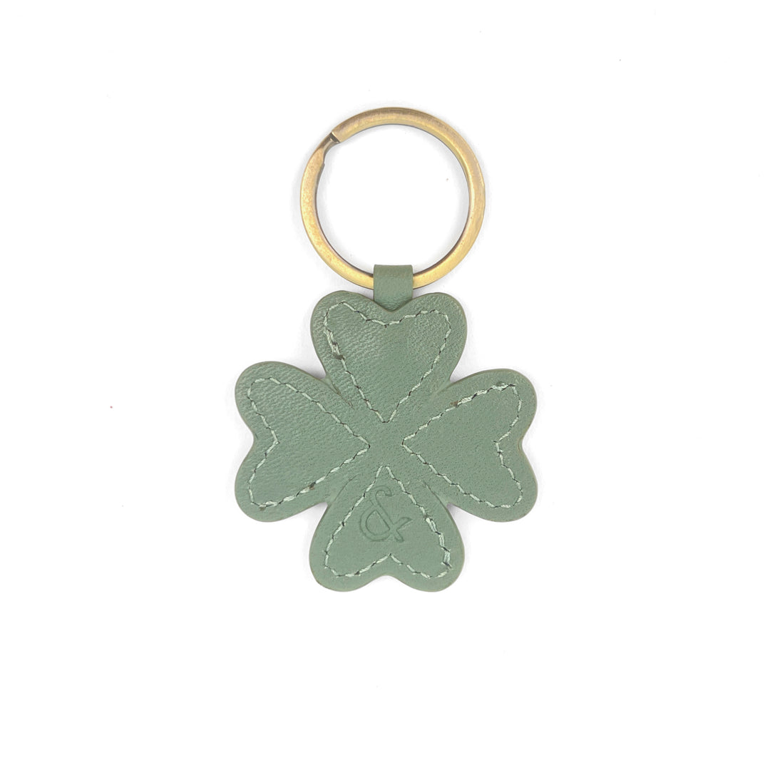 Keyring Four-Leaf Clover Mint