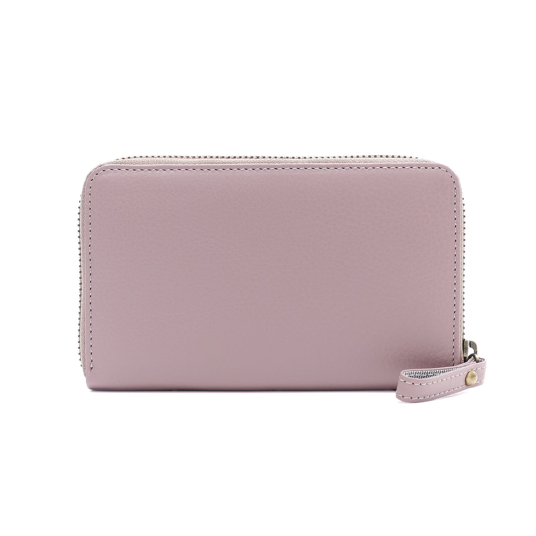 Medium Zip Around Wallet Mauve