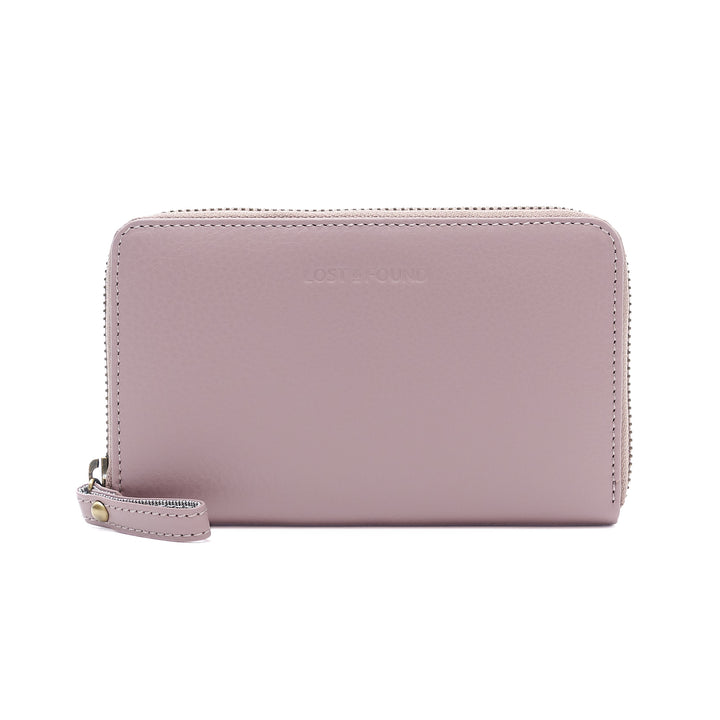 Medium Zip Around Wallet Mauve