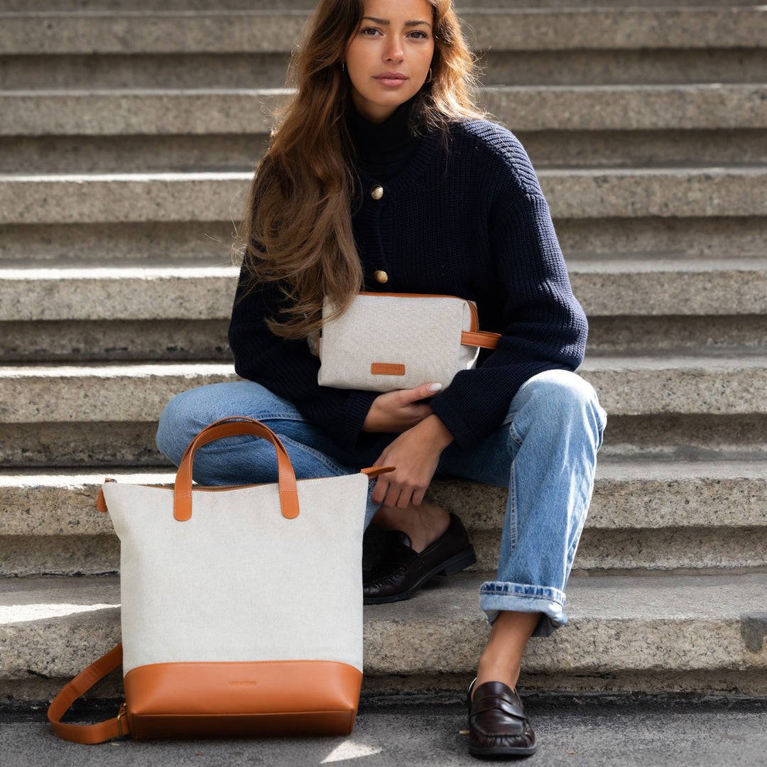 Necessaire Canvas Caramel
