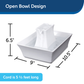Fuente Pagoda para mascotas, blanca de PetSafe Drinkwell