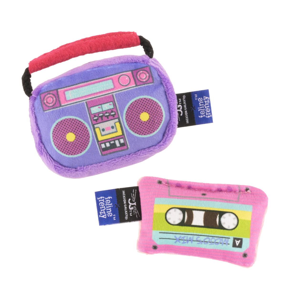 Playback Duo, Boombox & Cassette - Jackson Galaxy x Feline Frenzy