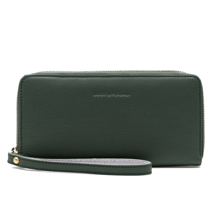 Big Zip Around Wallet Forest