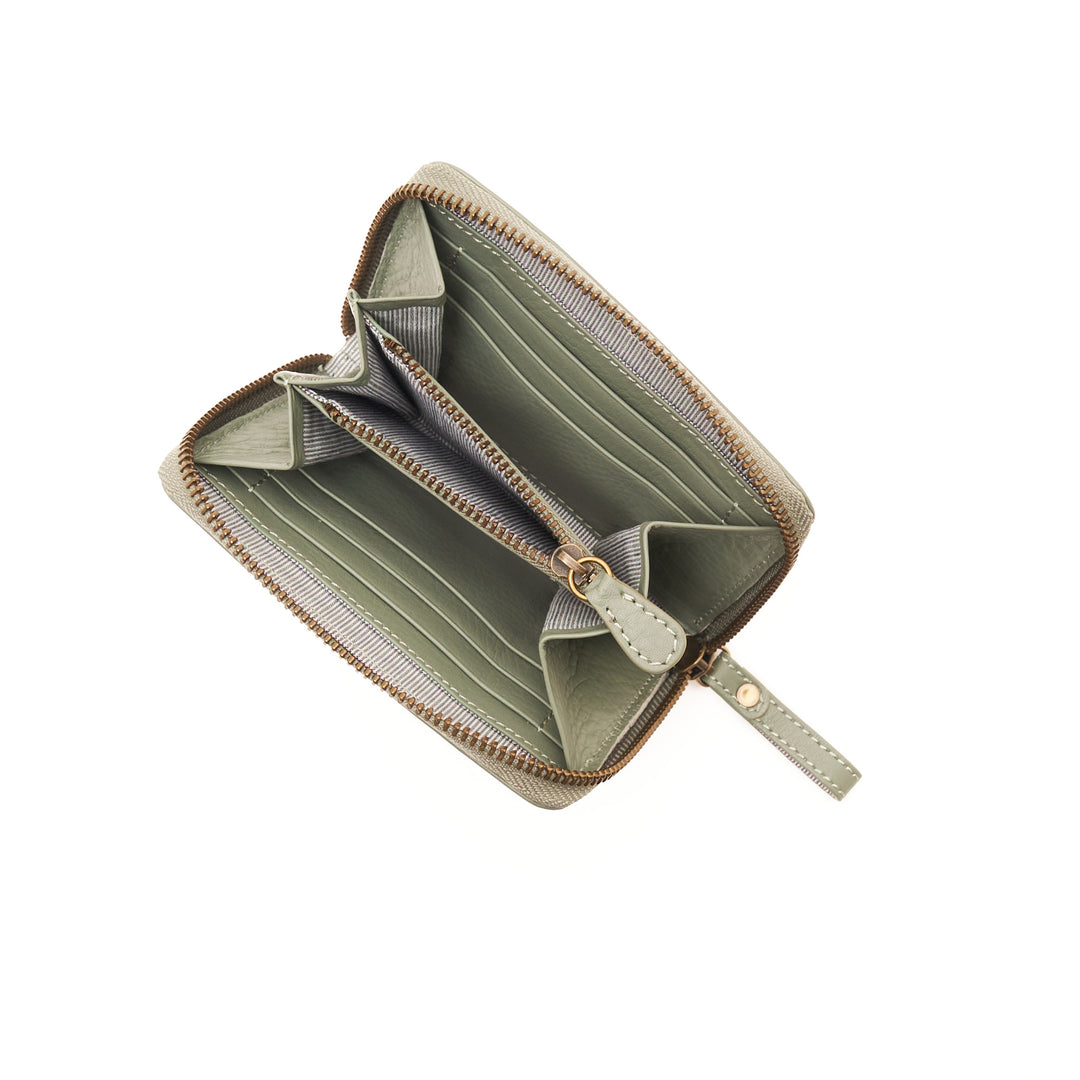 Small Zip Around Wallet Mint